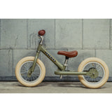 Trybike in steel, 2 wheels, Vintage Green 7