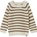 Lil'Atelier Birch Emlen Knit Blouse Stripe