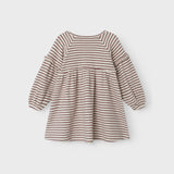 Lil'Atelier Birch Rosebrown Thoro Dress Stripe 4