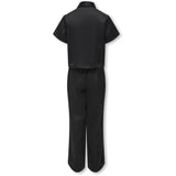 kids ONLY Black Sarah Long Satin Nightwear Set