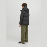 Jack & Jones Junior Black Cospeed Puffer Jacket 10