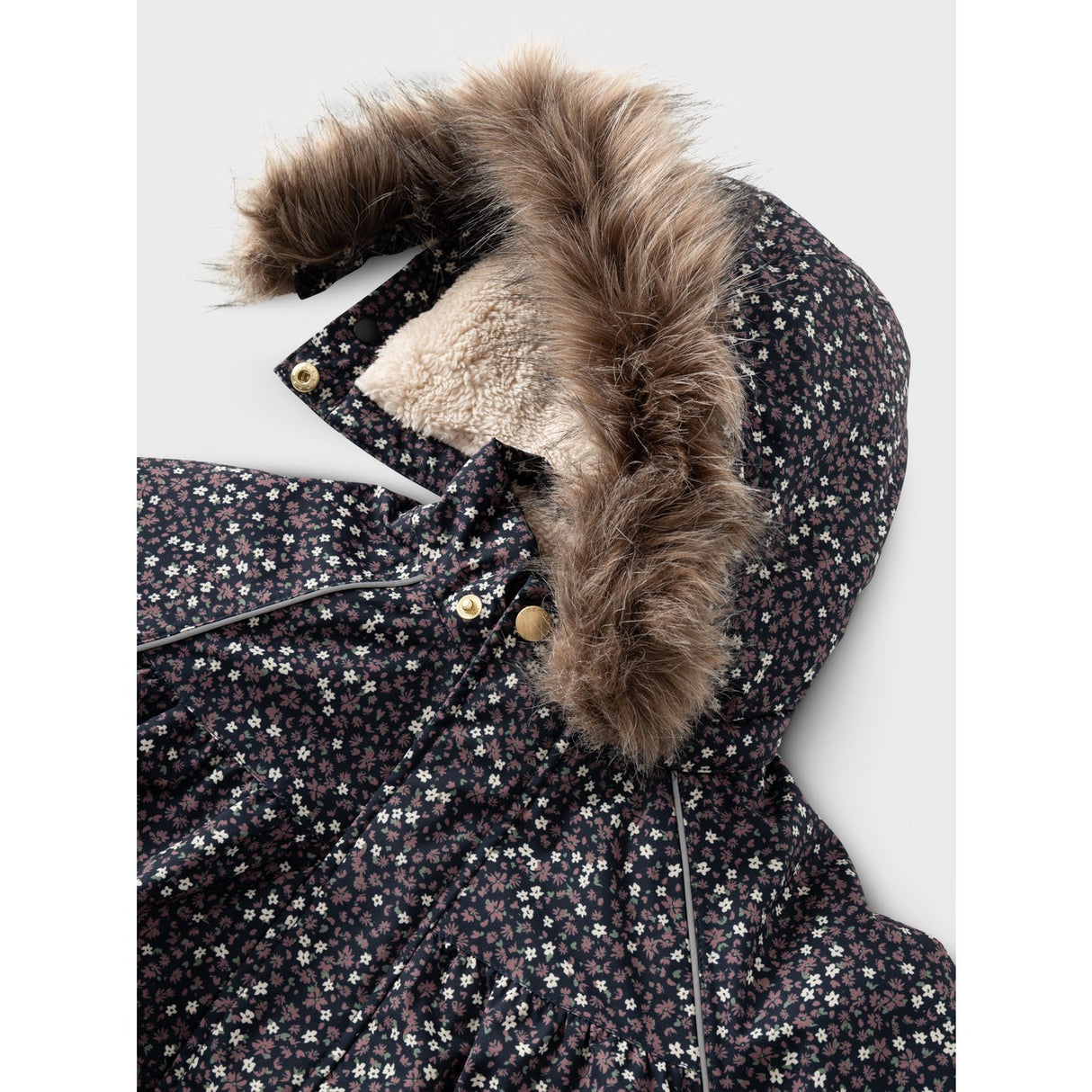 Name It Dark Sapphire Liberty Snow05 Jacket AOP Fo Noos