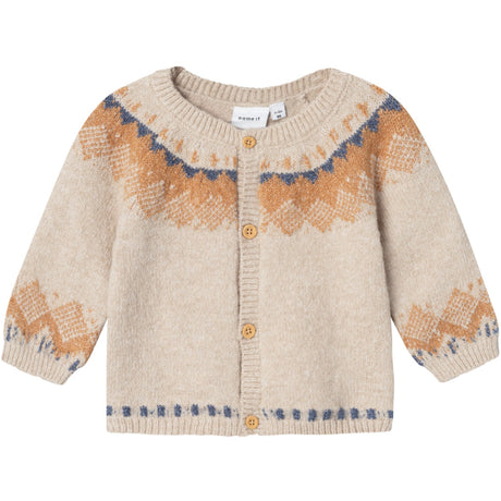 Name It Peyote Melange Onor Knit Cardigan