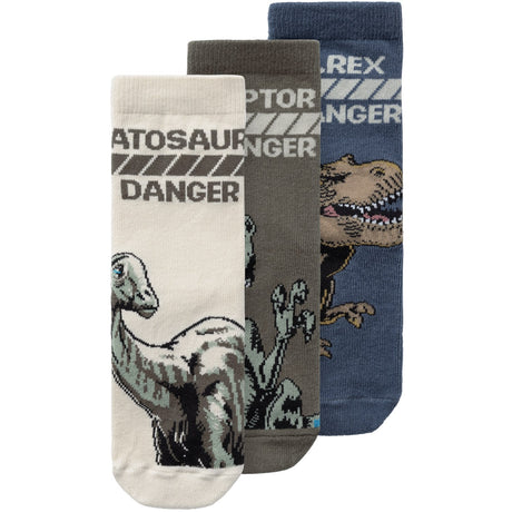 Name It Bering Sea Sofus Jurassic 3-pack Socks