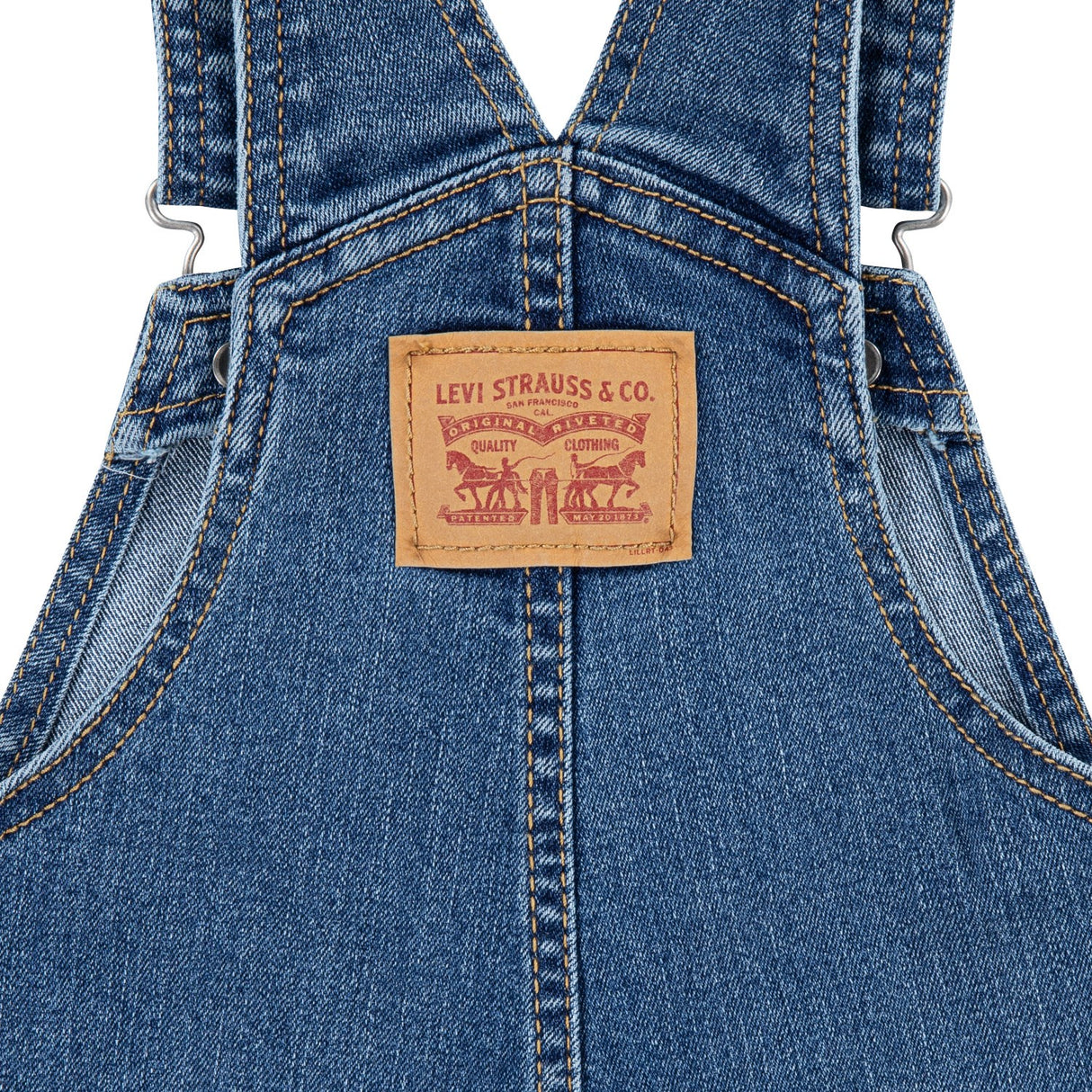 Levi's BLUE Denim Overalls 7