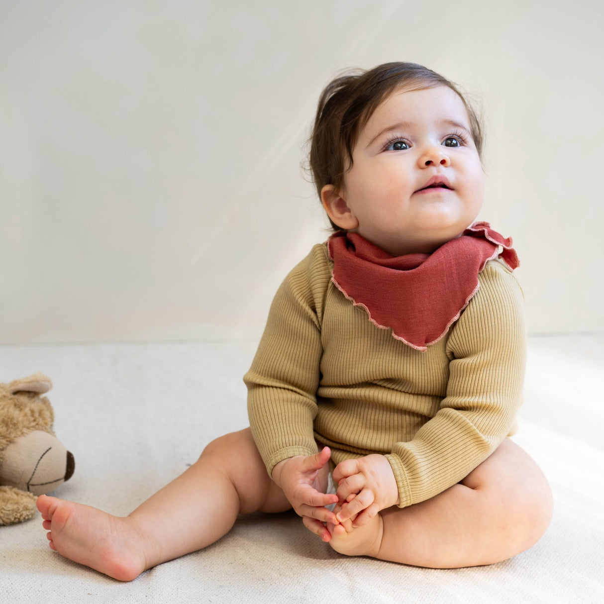 Minimalisma Cloudberry with Pale Blush contrast Abib Bib