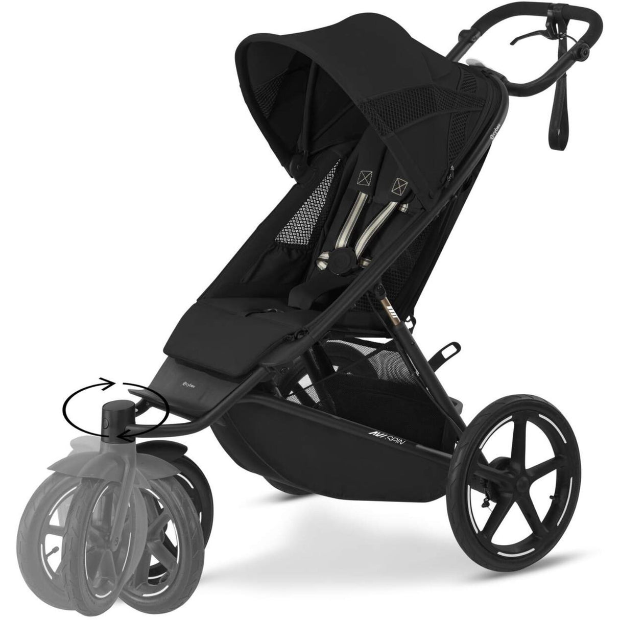 Cybex Avi Spin BLK Moon Black Black