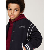 Tommy Hilfiger Desert Sky Polar Fleece Bomber Jacket