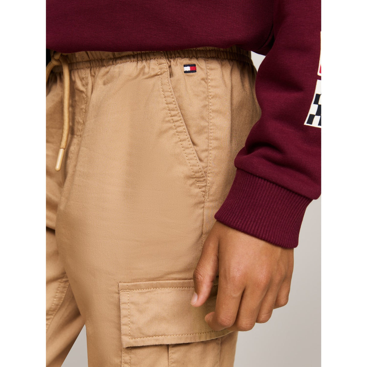 Tommy Hilfiger Classic Khaki Cargo Pull On Pants 4