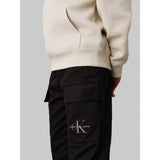 Calvin Klein Ck Black Essential Woven Cargo Pants 4