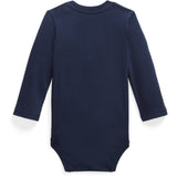 Ralph Lauren Baby Refined Navy/Tonal Print Bodysuit 2