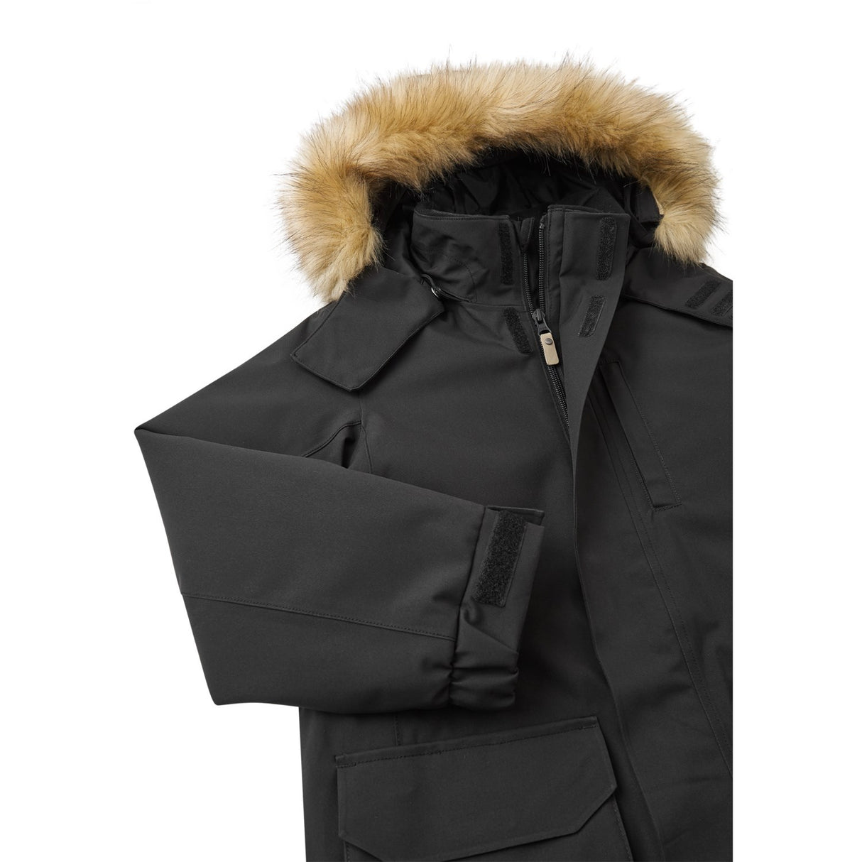 Reima Black Reimatec Winter Jacket Ajaton