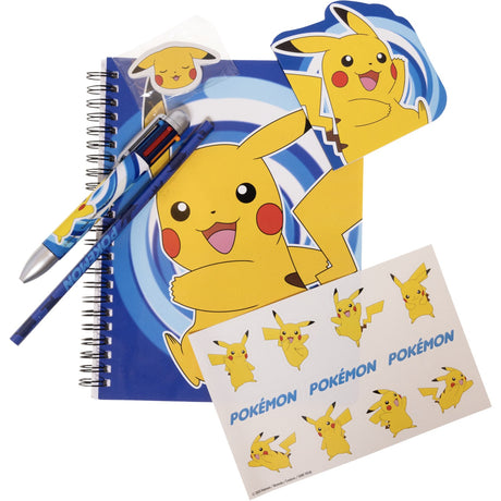 Euromic Pokémon Writing Set with 60 Pages A5 Sheet + Multi Colored Pen