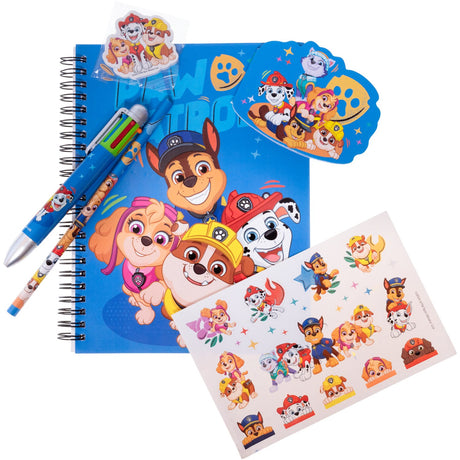 Euromic Paw Patrol Writing Set A5 with 60 Pages,+ Multi Colored Pen.