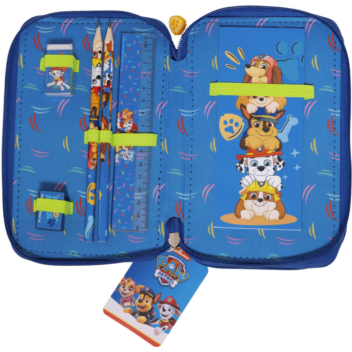 Euromic Paw Patrol Double Decker Pencil Case with Filling