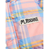 Mini Rodini Pink Check Aop City Puffer Jacket