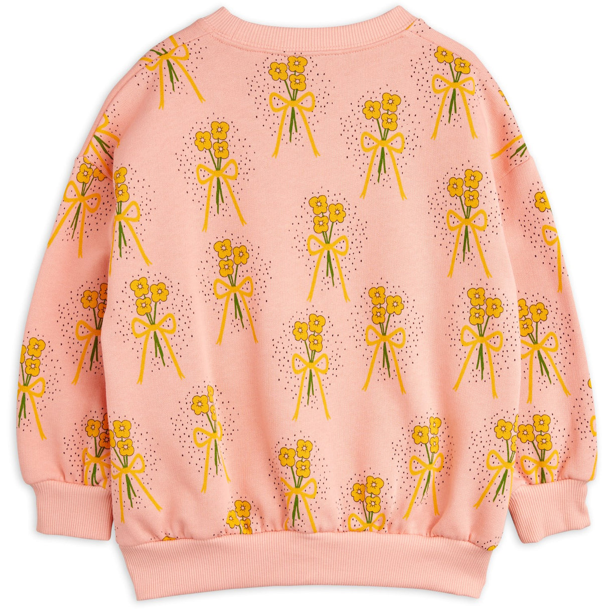 Mini Rodini Pink Winter Flowers Aop Sweatshirt