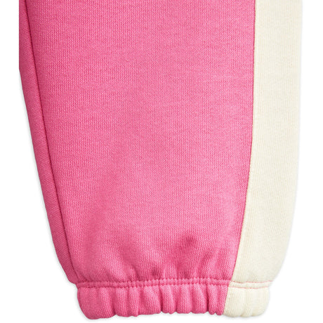 Mini Rodini Pink Mini Rodini Society Panel Sweatpants 2