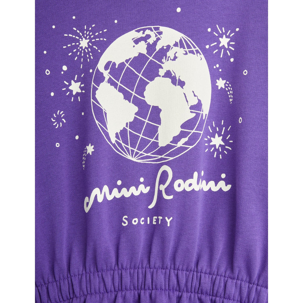 Mini Rodini Purple Mini Rodini Society Sp Sweat Dress