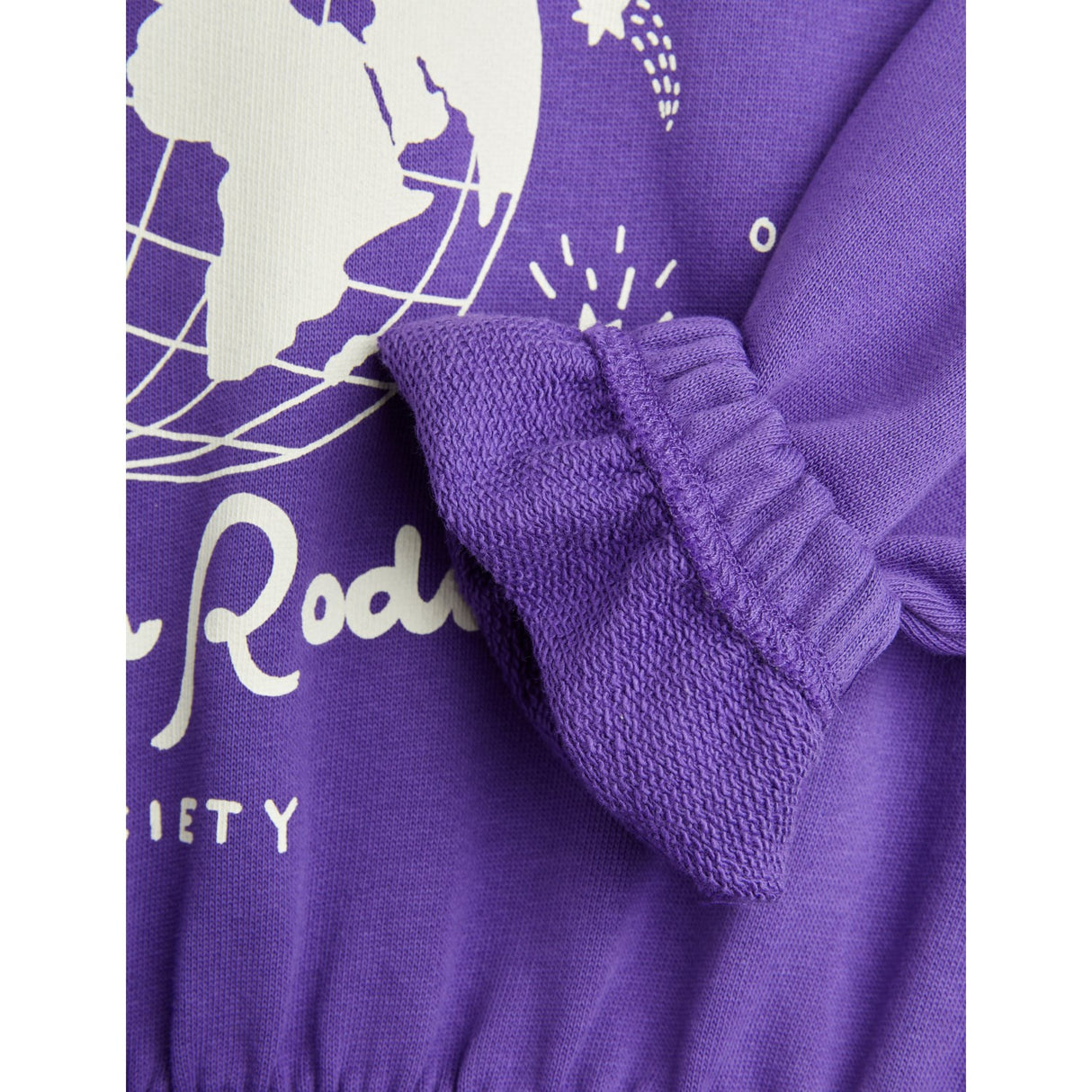 Mini Rodini Purple Mini Rodini Society Sp Sweat Dress