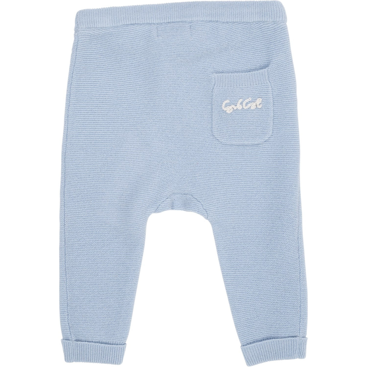 COPENHAGEN COLORS Dusty Blue Cashmere Classic Baby Pant 4