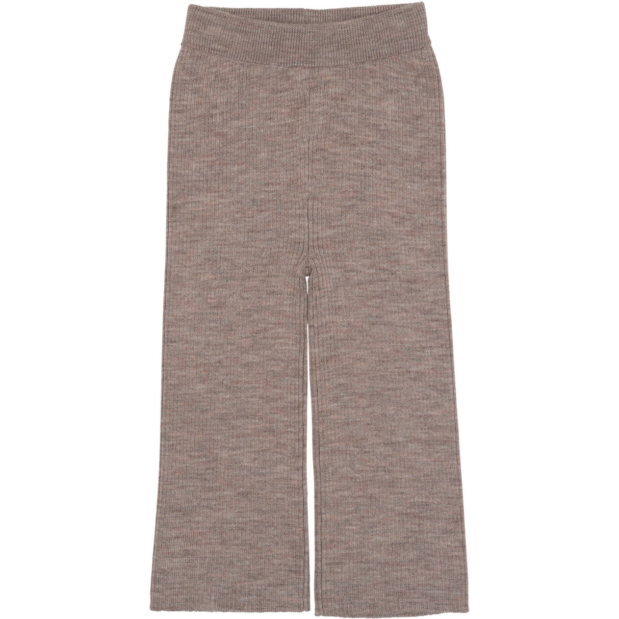 COPENHAGEN COLORS Natural Melange Merino Wide Rib Pants