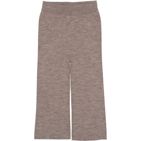 COPENHAGEN COLORS Natural Melange Merino Wide Rib Pants