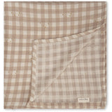 That's Mine Stardust Check Beige Jana Muslin Swaddle