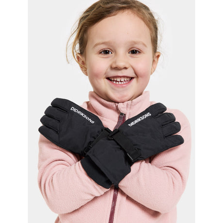 Didriksons Black Biggles Gloves 3