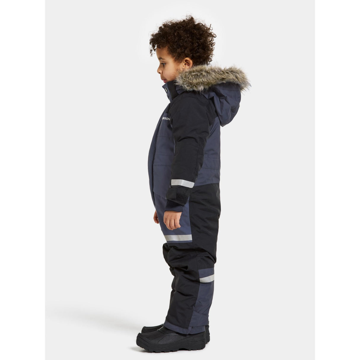 Didriksons Navy Bjärven Kids Coverall 3