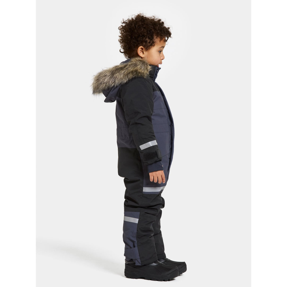 Didriksons Navy Bjärven Kids Coverall 3