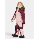 Didriksons Dusty Pink Bjärven Kids Coverall 8