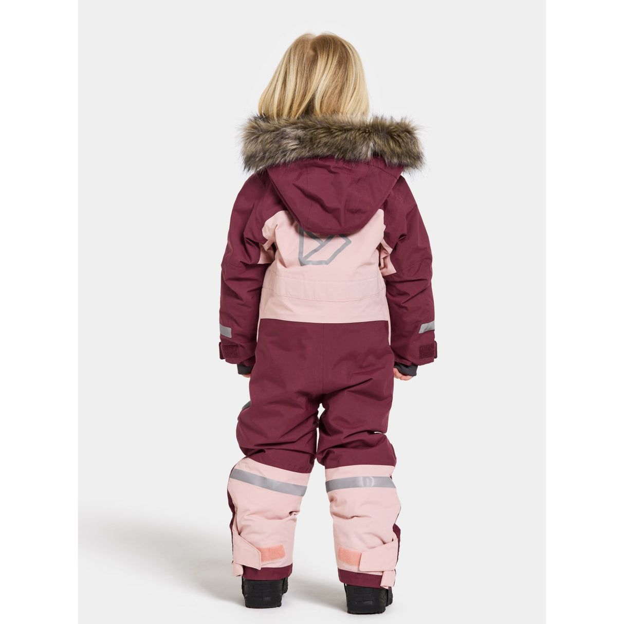 Didriksons Dusty Pink Bjärven Kids Coverall 8