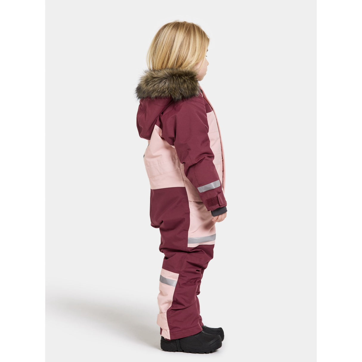 Didriksons Dusty Pink Bjärven Kids Coverall 8