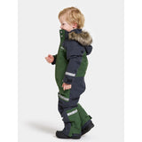 Didriksons Pine Green Bjärven Kids Coverall 12