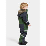 Didriksons Pine Green Bjärven Kids Coverall 12