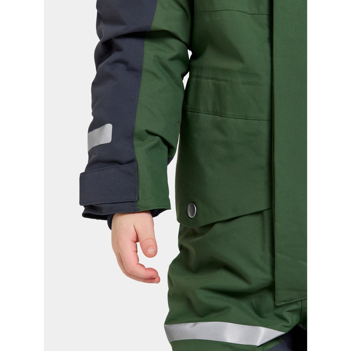 Didriksons Pine Green Bjärven Kids Coverall 12