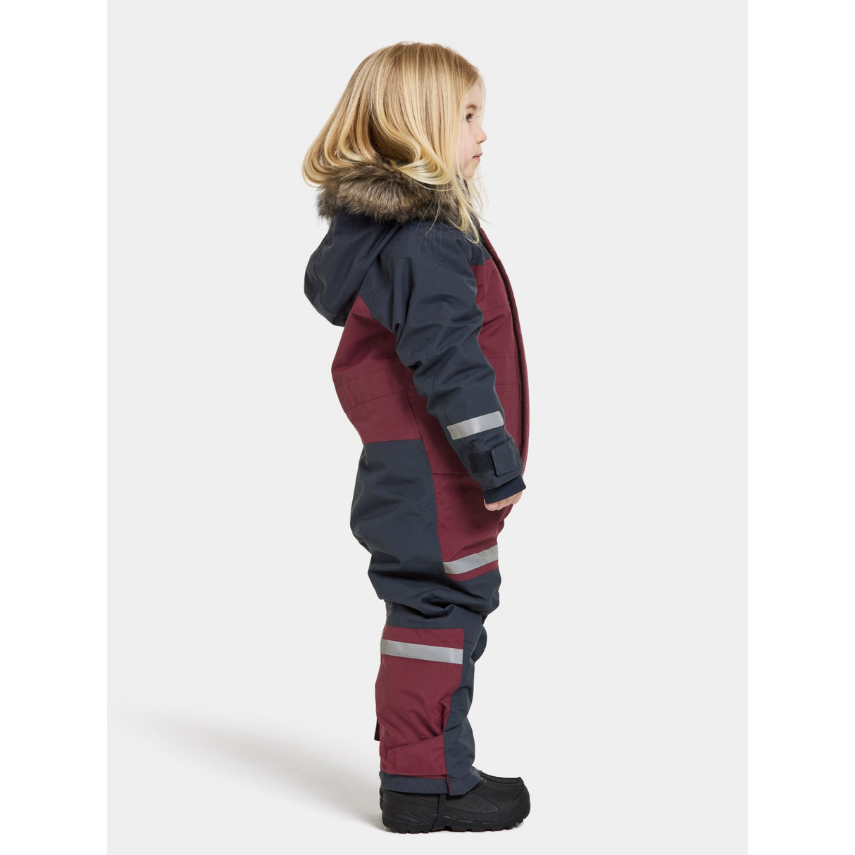 Didriksons Rusty Wine Bjärven Kids Coverall 17