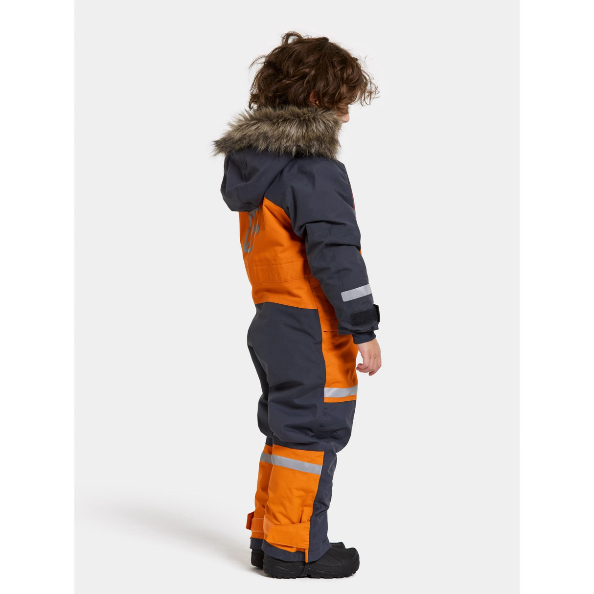 Didriksons Orange Jam Bjärven Kids Coverall 21