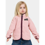 Didriksons Dusty Pink Gibbs Kids Fullzip Fleece Jacket 2