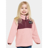 Didriksons Dusty Pink Gosig Kids Halfzip Fleece Jacket