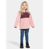 Didriksons Dusty Pink Gosig Kids Halfzip Fleece Jacket