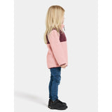 Didriksons Dusty Pink Gosig Kids Halfzip Fleece Jacket