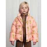 Mini Rodini Pink Winter Flowers Aop City Puffer Jacket