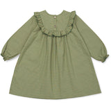 Lalaby Green Check Noey Dress Baby