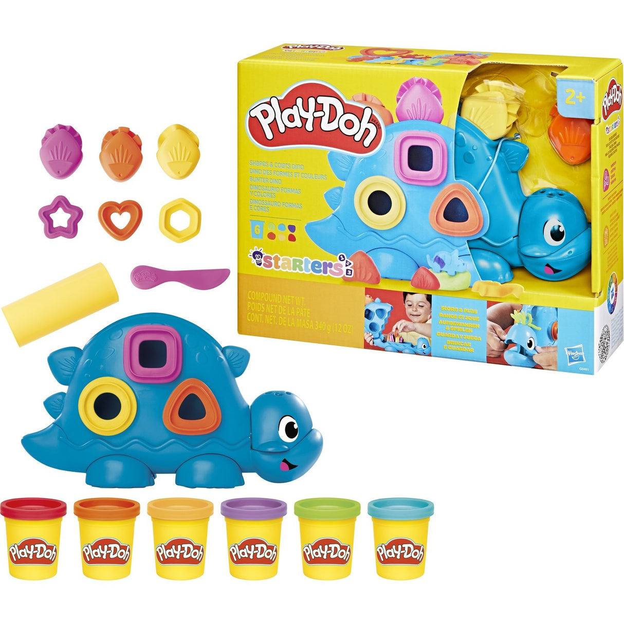 Play-Doh Shapes & Colors Dino Starter Set