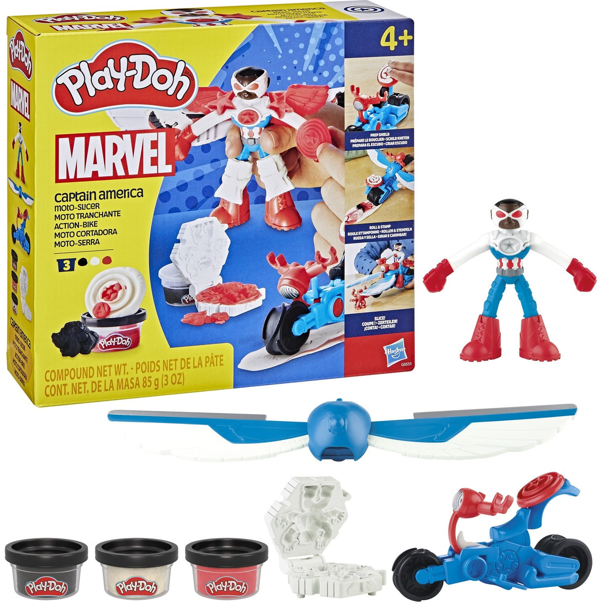Play-Doh Captain America Moto-Slicer