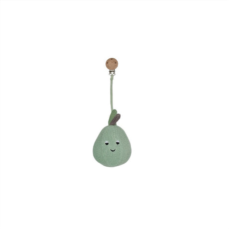 OYOY Pale Mint Yummy Pear Pram Toy Clip