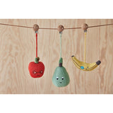 OYOY Red Yummy Apple Pram Toy Clip