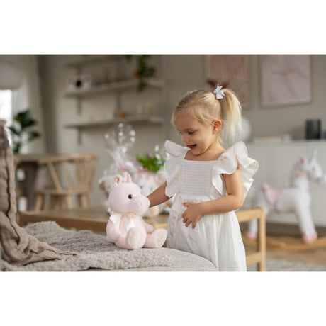 Teddykompaniet Teddy Unicorns - Unicorn Enya, Pink, 20 cm